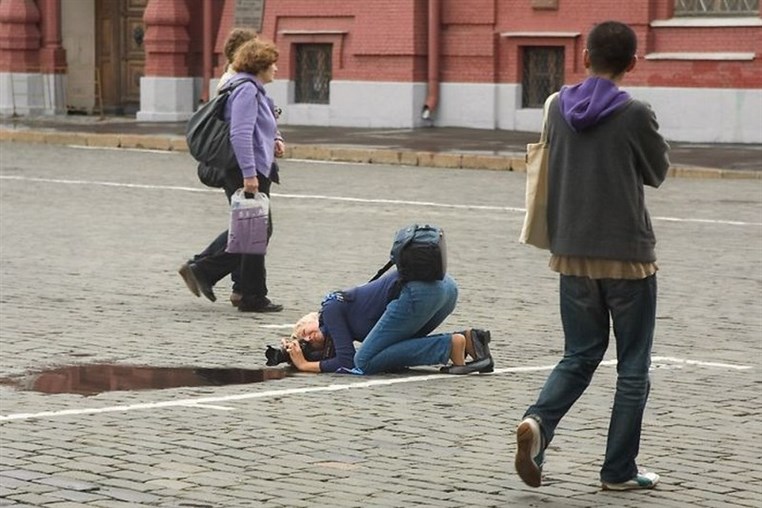 Crazy photographers who will do ANYTHING for the perfect shot